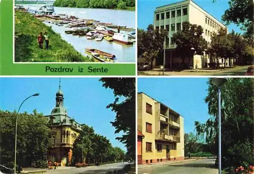 AK / Ansichtskarte  Senta_Sente_Vojvodina_Serbija Sente Partie Wohnhaeuser Schloss