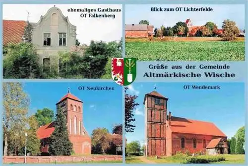 AK / Ansichtskarte  Altmaerkische_Wische Ehem Gasthaus OT Falkenberg OT Lichterfelde OT Neukirchen Ot Wendemark