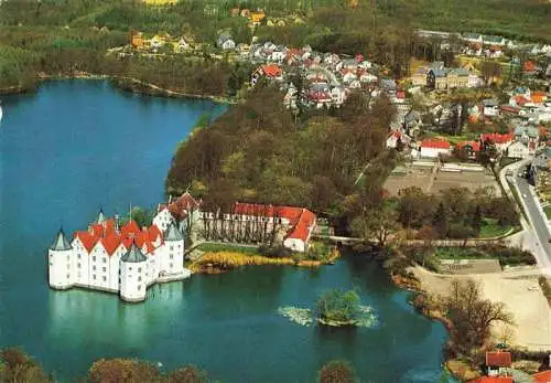 AK / Ansichtskarte  Gluecksburg__Ostseebad Fliegeraufnahme mit Schloss Gluecksburg