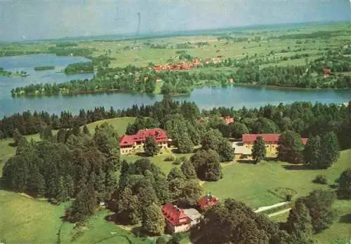 AK / Ansichtskarte  Murnau_Staffelsee Jugendkurheim Hochried Fliegeraufnahme