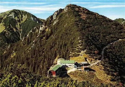 AK / Ansichtskarte  Herzogstandhaeuser_1575m_Walchenseer_Berge mit Martinskopf und Heimgarten Fliegeraufnahme