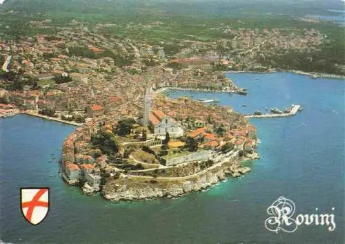 AK / Ansichtskarte  Rovinj_Rovigno_Istrien_Croatia Fliegeraufnahme