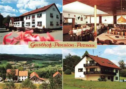 AK / Ansichtskarte 73998363 Pottenstein_Oberfranken Gasthof Pension Persau Gastraum Panorama