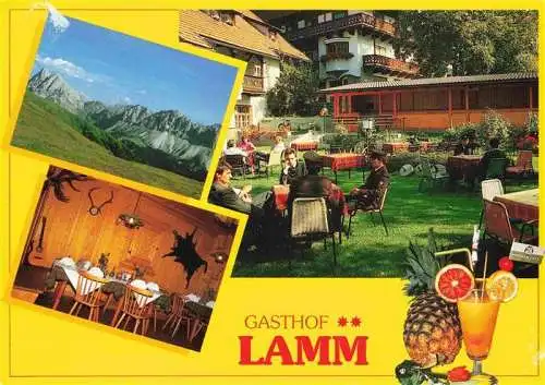 AK / Ansichtskarte  Luesen_Luson_Suedtirol_IT Gasthof Bar Restaurant Freiterrasse