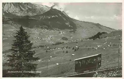 AK / Ansichtskarte  Iltios_Schwendi_Toggenburg_SG Drahtseilbahn Unterwasser Iltios