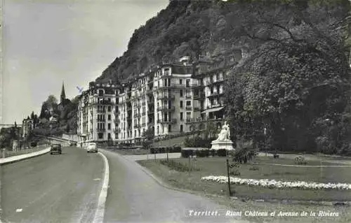 AK / Ansichtskarte  Territet_Montreux_VD Riant Chateau et Avenue de la Riviera