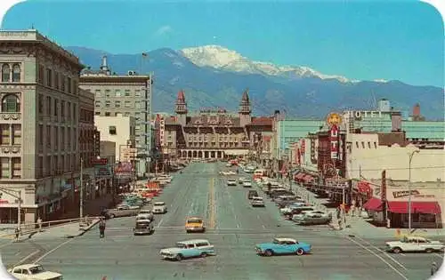 AK / Ansichtskarte  Colorado_Springs_Colorado_USA Pikes Peak Avenue