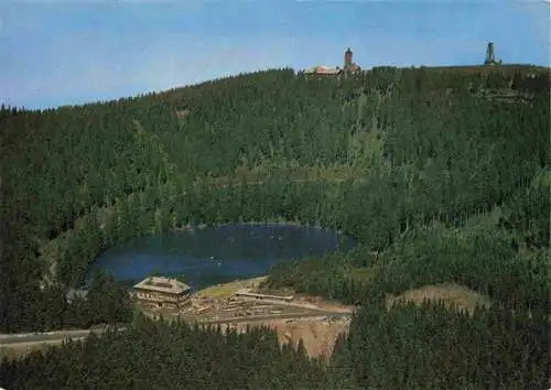 AK / Ansichtskarte 73998486 Mummelsee Berghotel Mummelsee Fliegeraufnahme