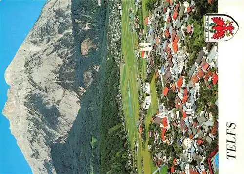 AK / Ansichtskarte  Telfs_Tirol_AT Fliegeraufnahme mit Hohe Munde