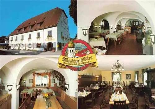 AK / Ansichtskarte  Frauenchiemsee_Insel_Bayern Kloster Wirt Hotel Gastraeume