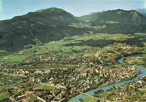 AK / Ansichtskarte  Villach_Kaernten_AT Fliegeraufnahme mit Dobratsch und Erzberg