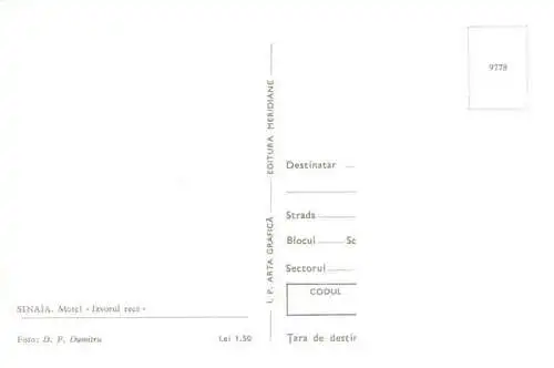 AK / Ansichtskarte  Sinaia_RO Motel Izvorul rece