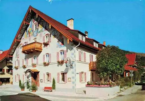 AK / Ansichtskarte  OBERAMMERGAU Gasthof Zur Rose