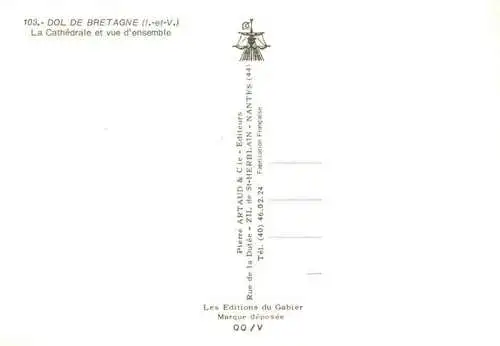 AK / Ansichtskarte  Dol-de-Bretagne_35_Ille-et-Vilaine La Cathedrale et vue d'ensemble