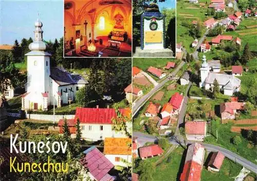 AK / Ansichtskarte  Kunesov_Kuneschau_BANSKA_BYSTRICA_Neusohl_SK Kirche Inneres Fliegeraufnahme