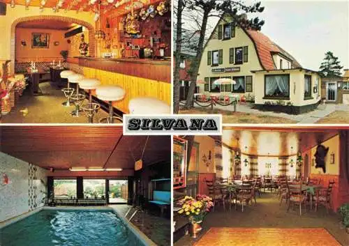 AK / Ansichtskarte 73998608 St_Peter-Ording Gaestehaus Silvana Bar Gastraum Hallenbad