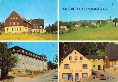 AK / Ansichtskarte 73998632 Seiffen_Erzgebirge FDGB Erholungsheim Berghof Teilansicht Erzgebirgisches Spielzeugmuseum Erbgericht