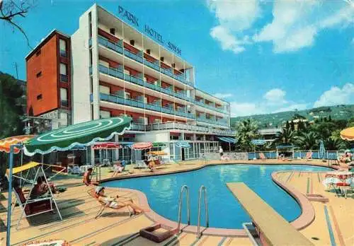 AK / Ansichtskarte  SANTA_MARGHERITA__Ligure_Genova_IT Park Hotel Suisse Pool