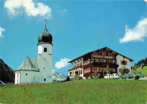 AK / Ansichtskarte  Lech_Vorarlberg_AT Gasthof Rote Wand Kirche