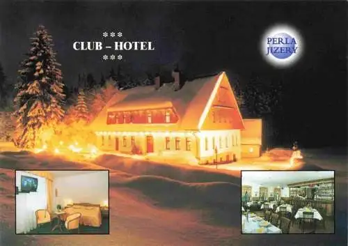 AK / Ansichtskarte  Josefuv_Dul Hotel Club Perla Jizera Zimmer Gastraum