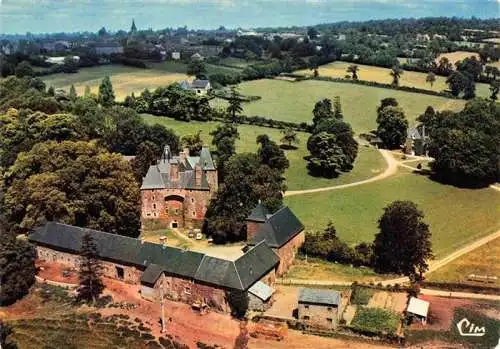 AK / Ansichtskarte  Cerisy-la-Salle_50_Manche Centre Culturel International Vue aerienne Chateau