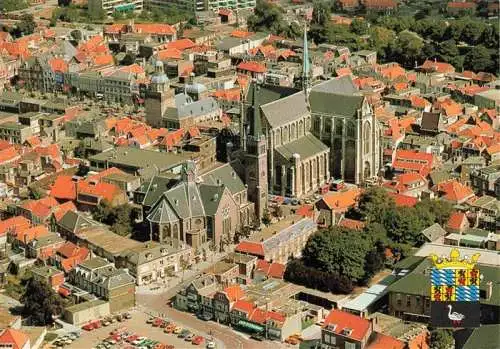 AK / Ansichtskarte  Goes__Zeeland_NL Panorama centrum met grote kerk RK Kerk en Stadhuis