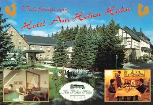 AK / Ansichtskarte 73998781 Bermsgruen Hotel Am Hohn Hahn Gastraum Zimmer