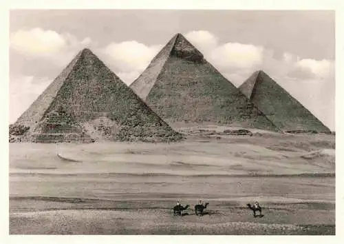 AK / Ansichtskarte  Gizeh_Giza_Egypt The Giza Pyramids