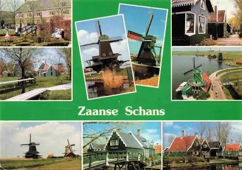 AK / Ansichtskarte  Zaanse_Schans Orts und Teilansichten Windmuehlen