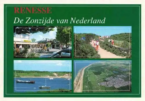 AK / Ansichtskarte  Renesse_aan_Zee_NL De Zonzijde van Nederland Markt Park Panorama Fliegeraufnahme