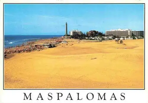 AK / Ansichtskarte  Maspalomas_Gran_Canaria_ES Strand Hotels Leuchtturm