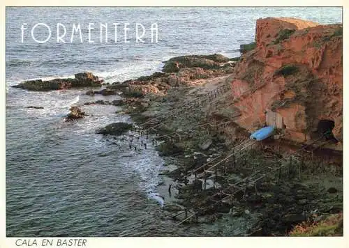 AK / Ansichtskarte  Formentera_ES Cala en Baster Fliegeraufnahme