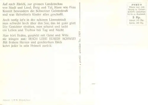 AK / Ansichtskarte  Landesausstellung_Zuerich_1939 Schwebebahn 