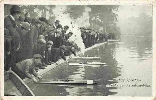 AK / Ansichtskarte  Spielzeug_Toy_Juet_Juguete-- Les Sports Petits canots automobile 