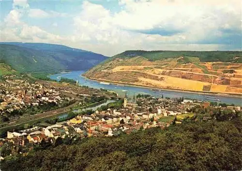 AK / Ansichtskarte  Bingen_Rhein Fliegeraufnahme