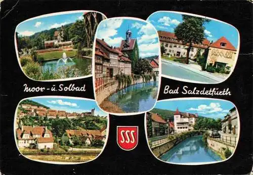 AK / Ansichtskarte  Bad_Salzdetfurth Moor und Solbad Park Teilansichten Kanal