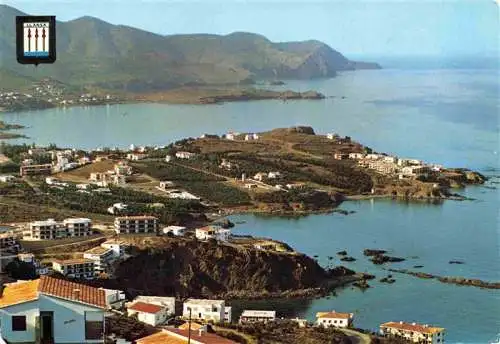 AK / Ansichtskarte  Llansa_Costa_Brava_ES Fliegeraufnahme