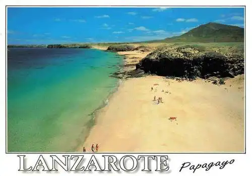 AK / Ansichtskarte  Lanzarote_Kanarische Inseln_ES Playas de Papagayo Fliegeraufnahme