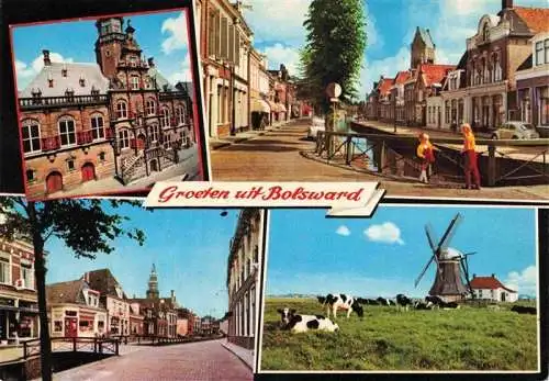 AK / Ansichtskarte  Bolsward_Boalsert_Friesland_NL Ortsansichten Windmuehle