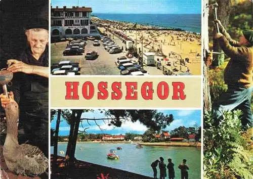 AK / Ansichtskarte  Hossegor_Soorts-Hossegor_40_Landes La magnifique Plage La Gaveuse d'Oie Le Lac Le Resinier