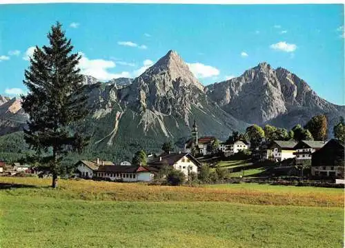 AK / Ansichtskarte  Lermoos_Tirol_AT mit Sonnenspitze