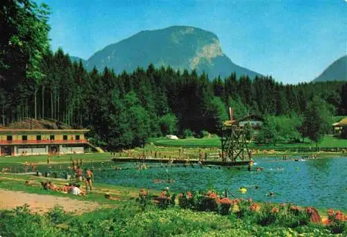 AK / Ansichtskarte  Kirchbichl_Tirol Moorstrandbad Panorama