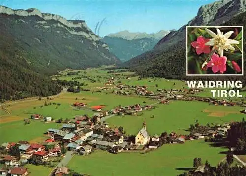 AK / Ansichtskarte  Waidring_Tirol_AT Panorama Alpen Edelweiss