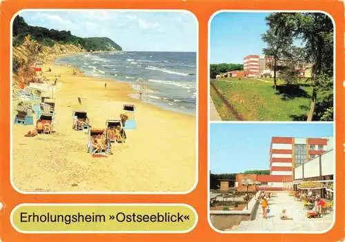 AK / Ansichtskarte  ueckeritz_Ueckeritz_Usedom Erholungsheim Ostseeblick Strandpartie