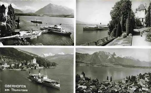 AK / Ansichtskarte  Oberhofen_Thunersee Panorama Teilansichten