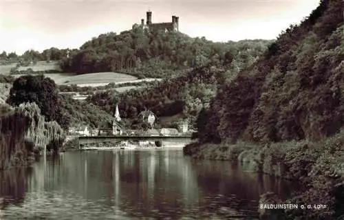 AK / Ansichtskarte  Balduinstein an der Lahn mit Schloss Schaumburg