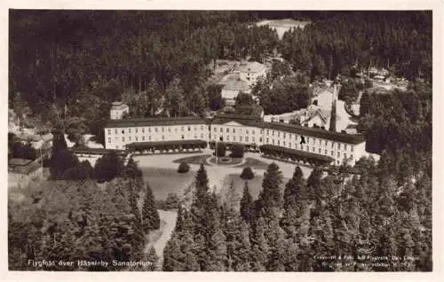 AK / Ansichtskarte  Haessleby_Sweden Sanatorium Fliegeraufnahme