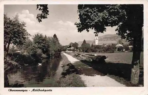 AK / Ansichtskarte  OBERAMMERGAU Muehlbachpartie