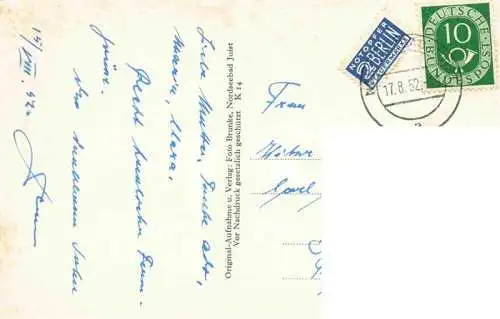 AK / Ansichtskarte  JUIST_Nordseebad Abend am Meer