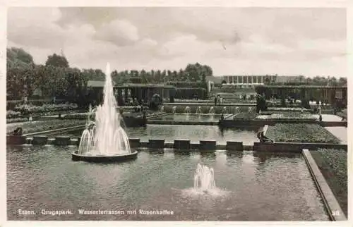 AK / Ansichtskarte  EssEN__Ruhr Grugapark Wasserterrassen mit Rosenkaffee